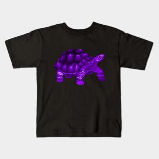 A Purple Turtle Kids T-Shirt